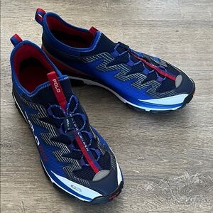 Polo by Ralph Lauren Blue and Red Athletic Shoes